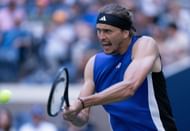 Alexander Zverev in action at the 2024 US Open (Source: Getty)